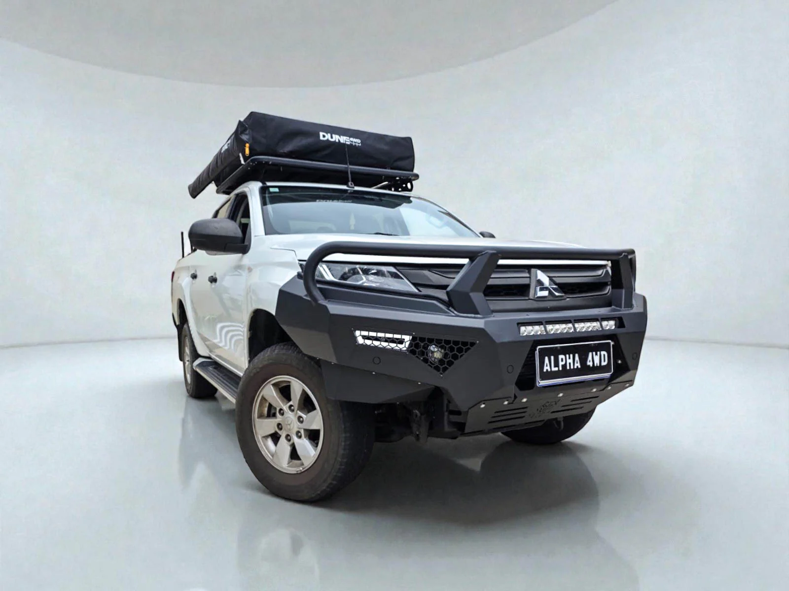 Alpha 4WD Pack Steel Bull Bar for Mitsubishi Triton MR 2019+ - Image 3