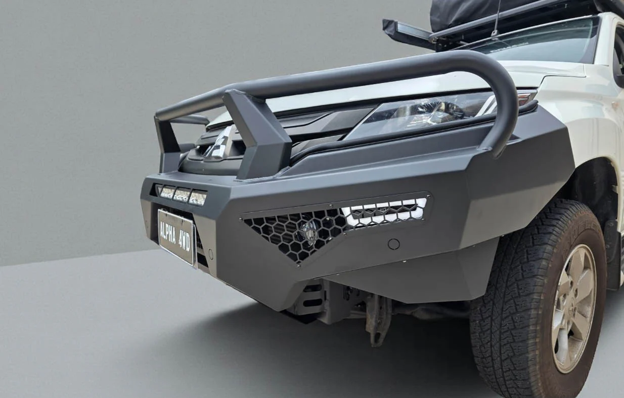 Alpha 4WD Pack Steel Bull Bar for Mitsubishi Triton MR 2019+ - Image 4