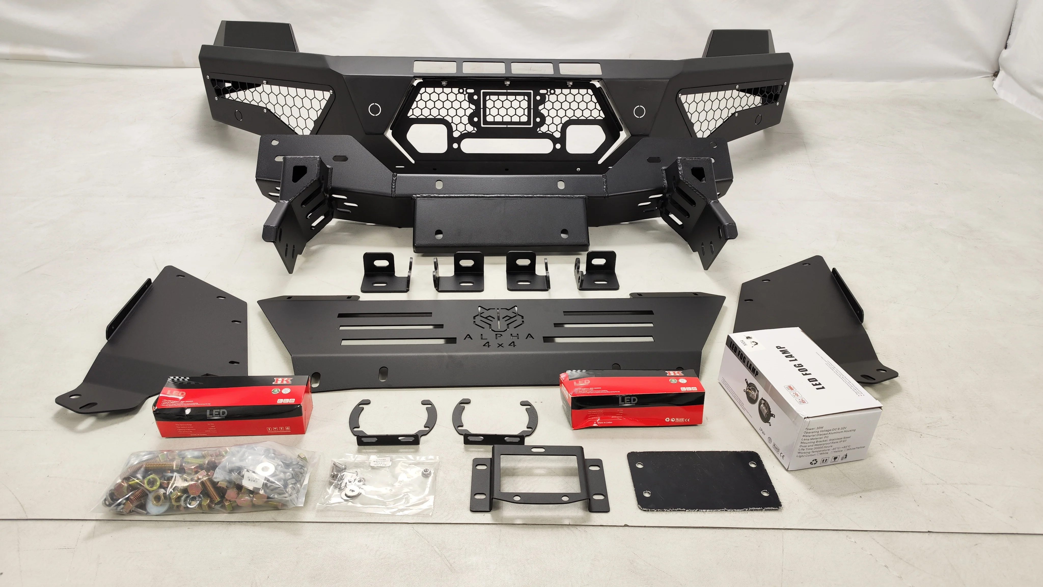 Alpha 4WD Predator Steel Bull Bar for Ford Ranger 2015 - 2022 PX 2 3 - Image 14