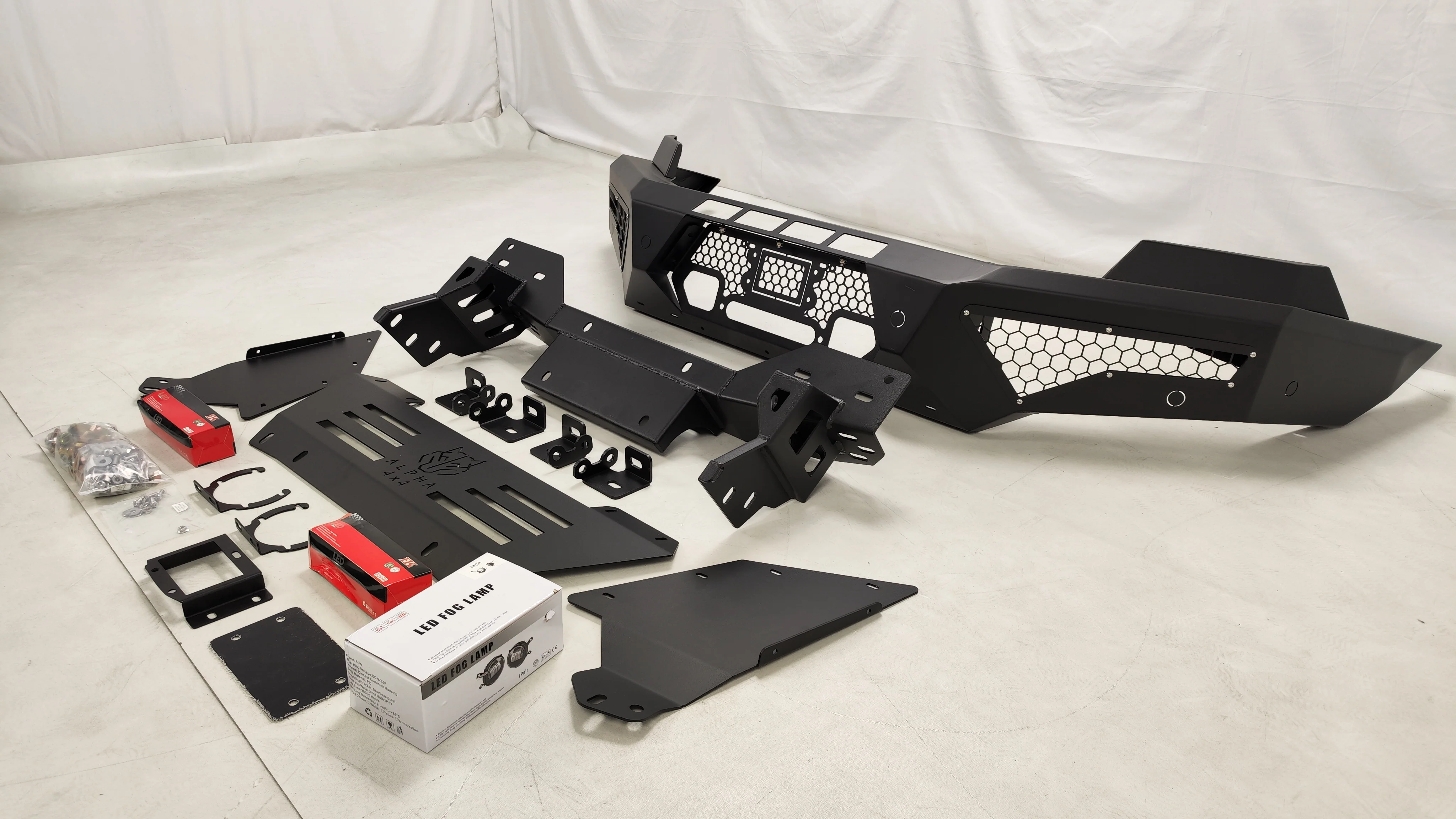 Alpha 4WD Predator Steel Bull Bar for Ford Ranger 2015 - 2022 PX 2 3 - Image 15