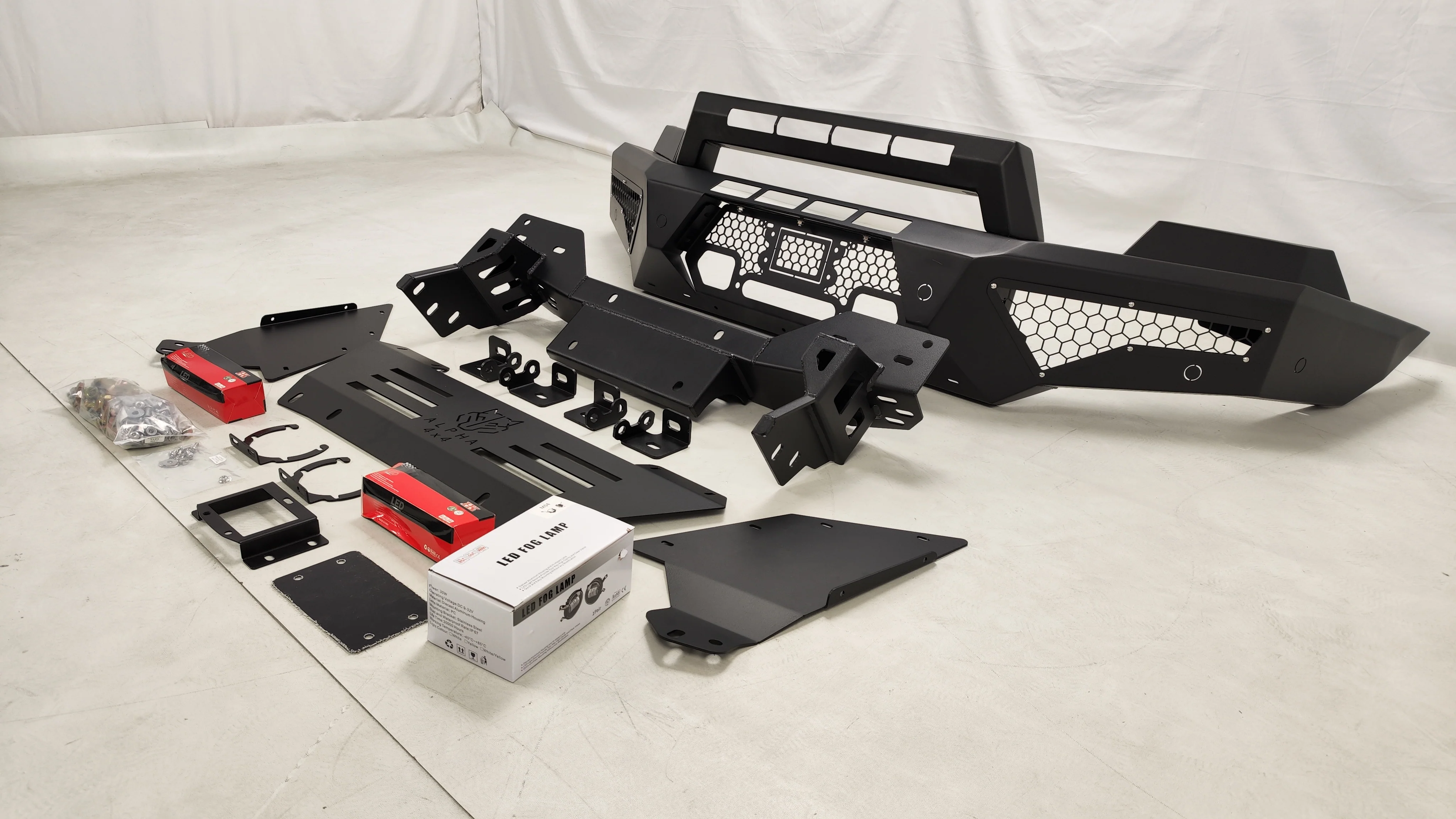 Alpha 4WD Predator Steel Bull Bar for Ford Ranger 2015 - 2022 PX 2 3 - Image 17