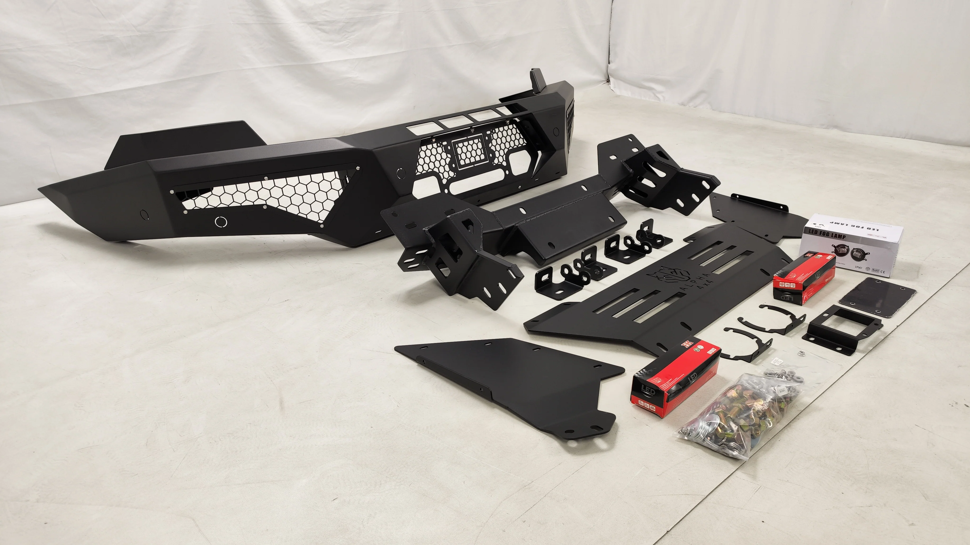 Alpha 4WD Predator Steel Bull Bar for Ford Ranger 2015 - 2022 PX 2 3 - Image 18