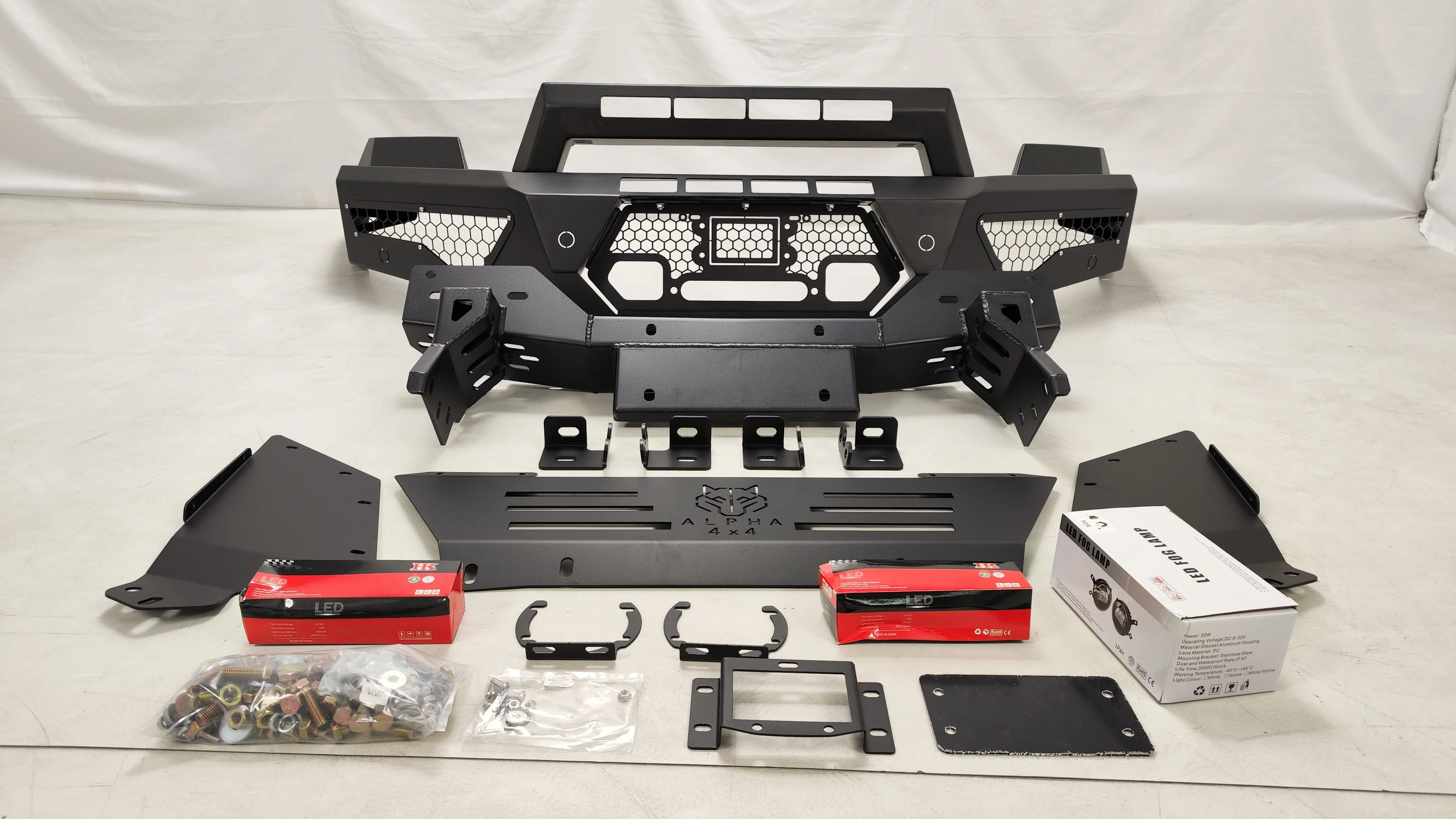 Alpha 4WD Predator Steel Bull Bar for Ford Ranger 2015 - 2022 PX 2 3 - Image 19