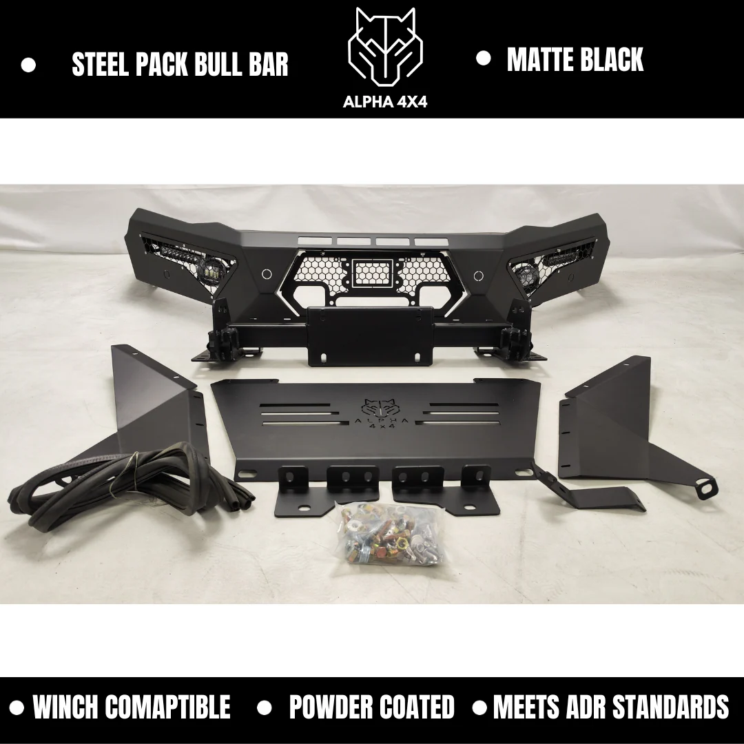 Alpha 4WD Predator Steel Bull Bar for Isuzu D-max Dmax 2012 - 2016 - Image 6