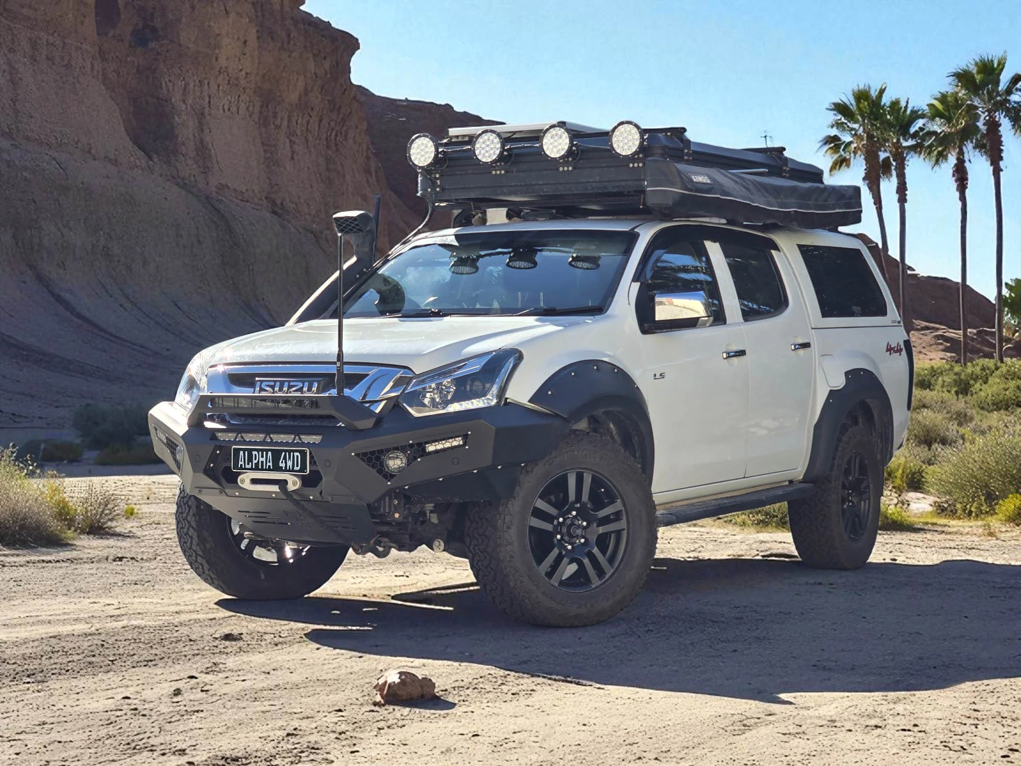 Alpha 4WD Predator Steel Bull Bar for Isuzu D-max Dmax 2017 - 2019 - Image 3