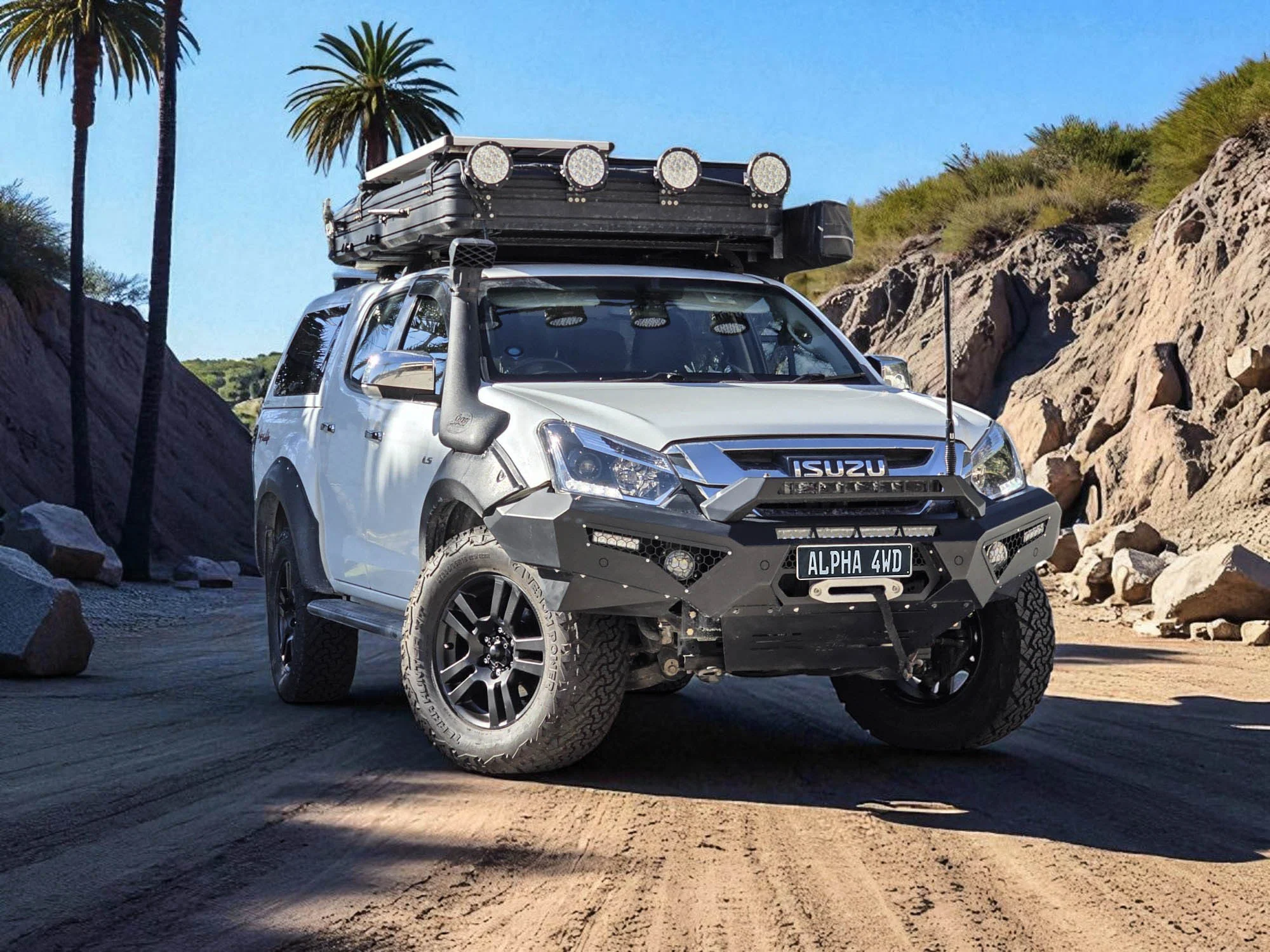 Alpha 4WD Predator Steel Bull Bar for Isuzu D-max Dmax 2017 - 2019 - Image 4