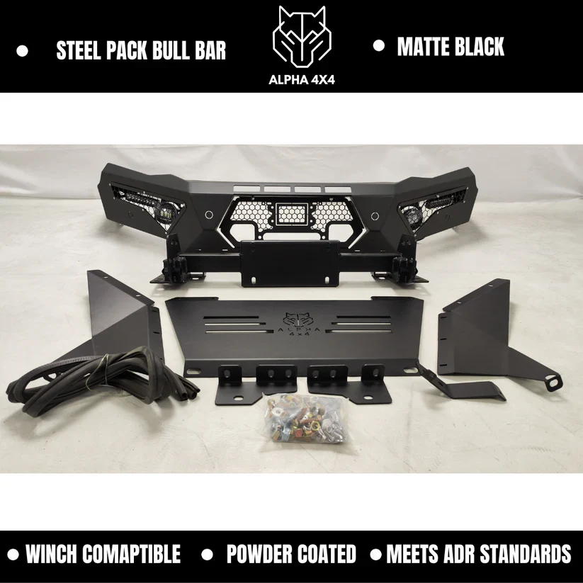 Alpha 4WD Predator Steel Bull Bar for Isuzu D-max Dmax 2017 - 2019 - Image 6