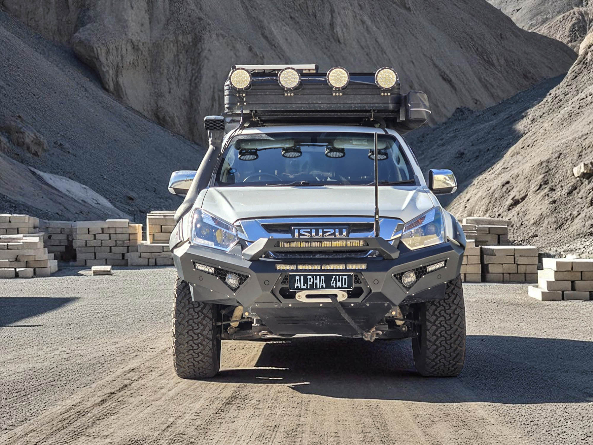 Alpha 4WD Predator Steel Bull Bar for Isuzu D-max Dmax 2017 - 2019 - Image 7