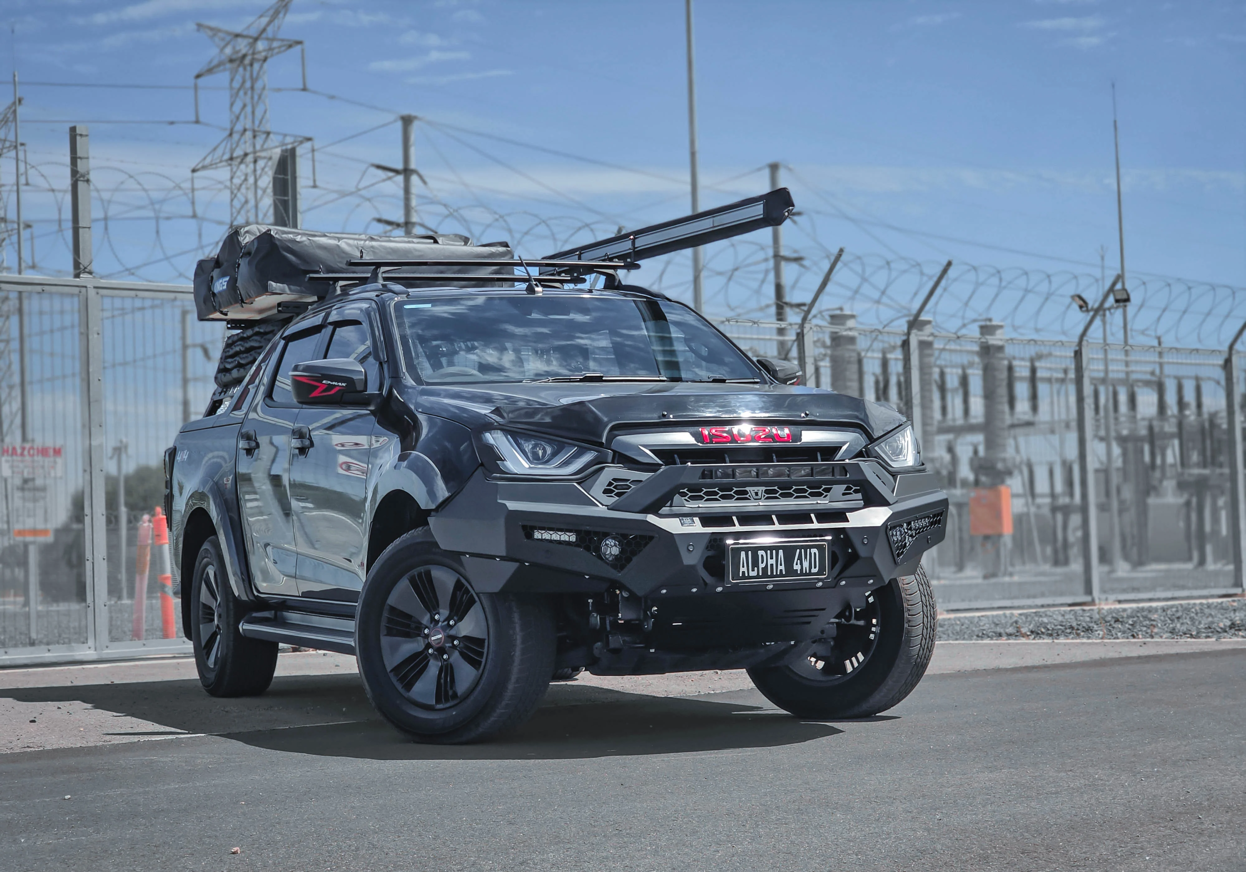 Alpha 4WD Predator Steel Bull Bar for Isuzu D-MAX 2019-2024 (pre-facelift) - Image 3