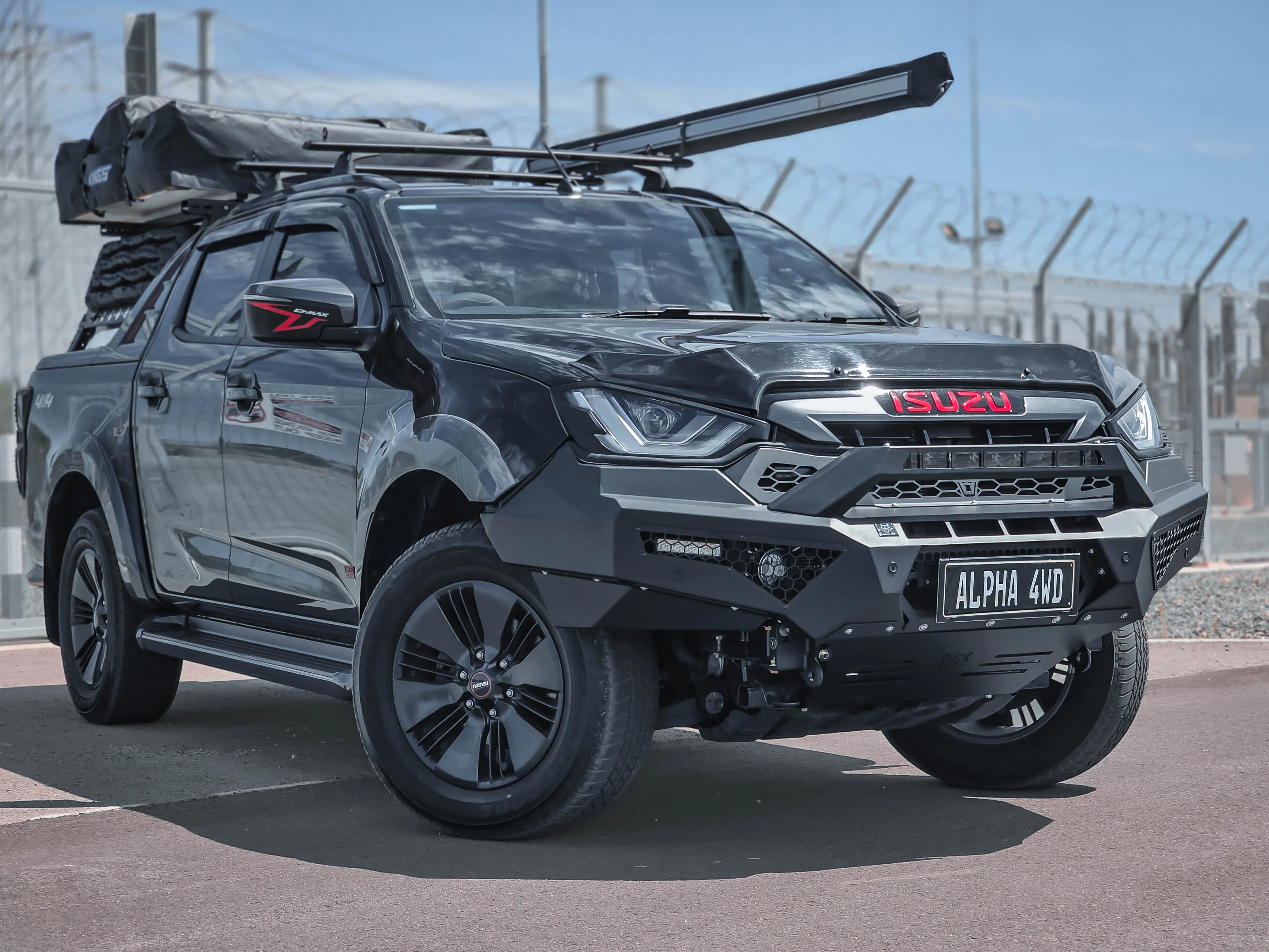 Alpha 4WD Predator Steel Bull Bar for Isuzu D-MAX 2019-2024 (pre-facelift) - Image 4