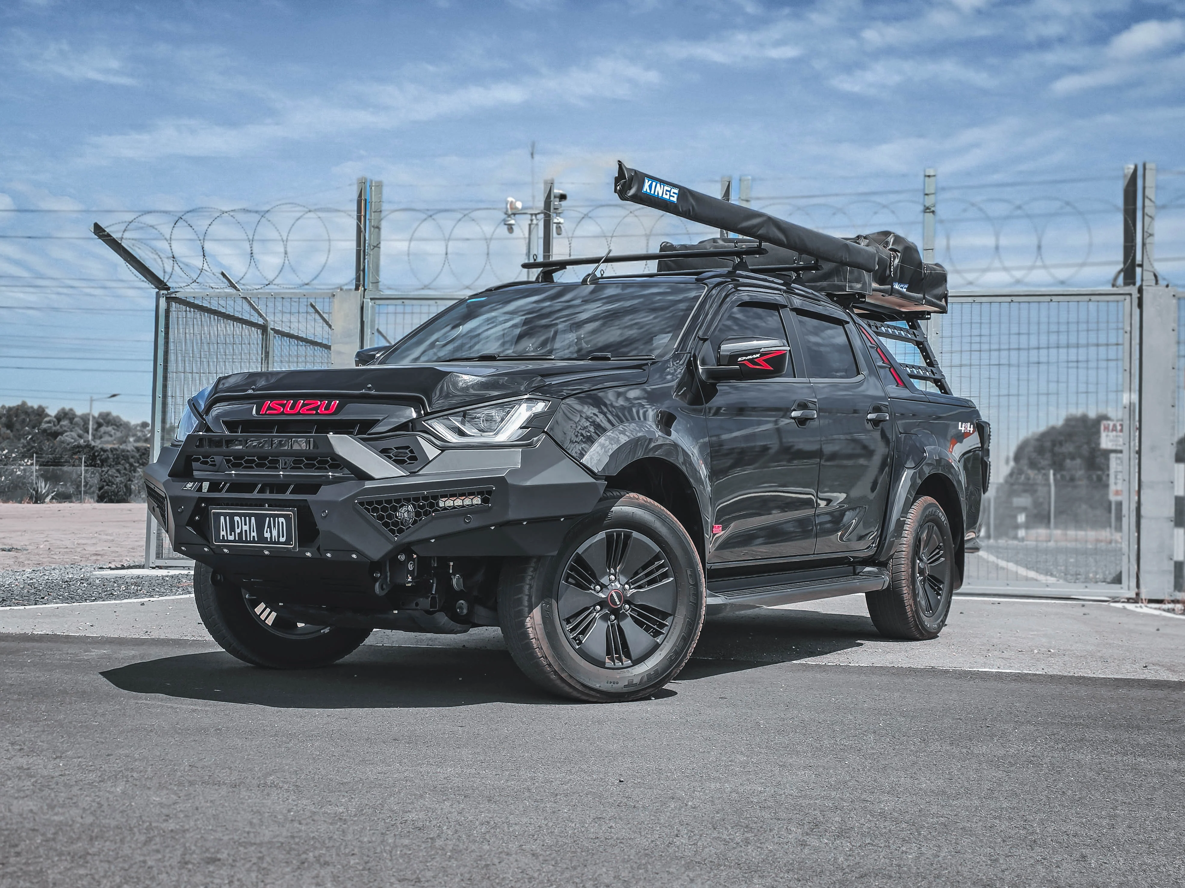 Alpha 4WD Predator Steel Bull Bar for Isuzu D-MAX 2019-2024 (pre-facelift) - Image 6