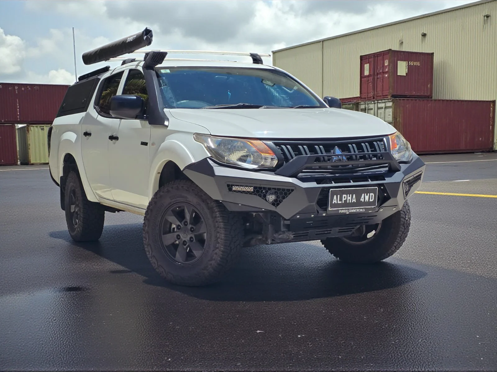 Alpha 4WD Predator Steel Bull Bar for Mitsubishi Triton MQ 2015 - 2018 - Image 8
