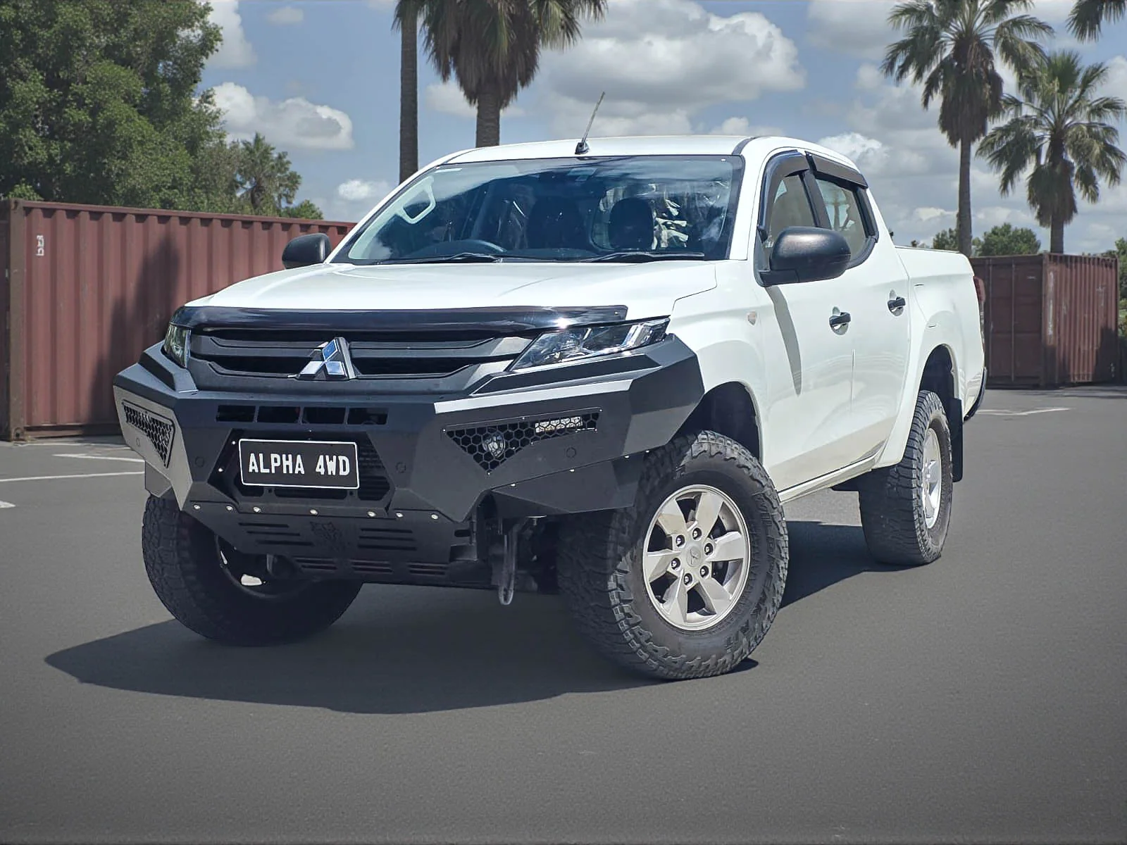 Alpha 4WD Predator Steel Bull Bar for Mitsubishi Triton MR 2019+ - Image 3