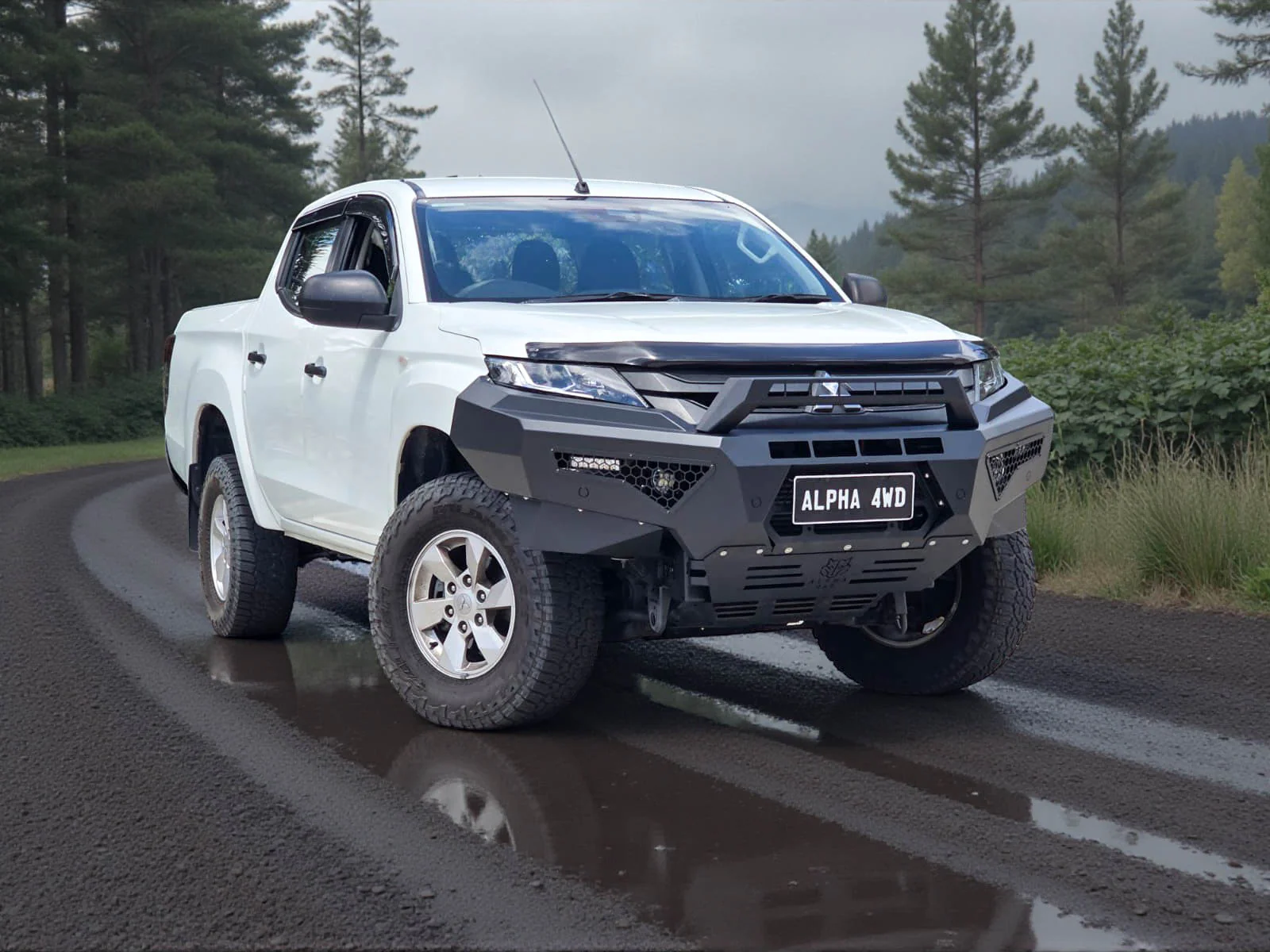 Alpha 4WD Predator Steel Bull Bar for Mitsubishi Triton MR 2019+ - Image 5