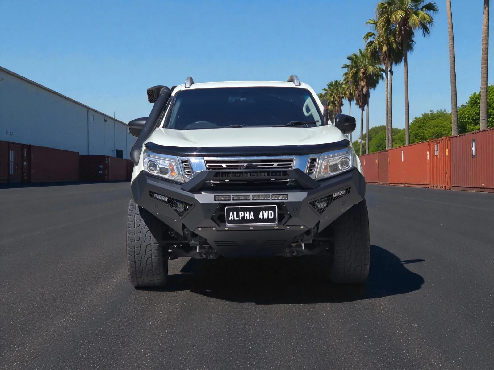 Alpha 4WD Predator Steel Bull Bar for Nissan Navara NP300 D23 - Image 7