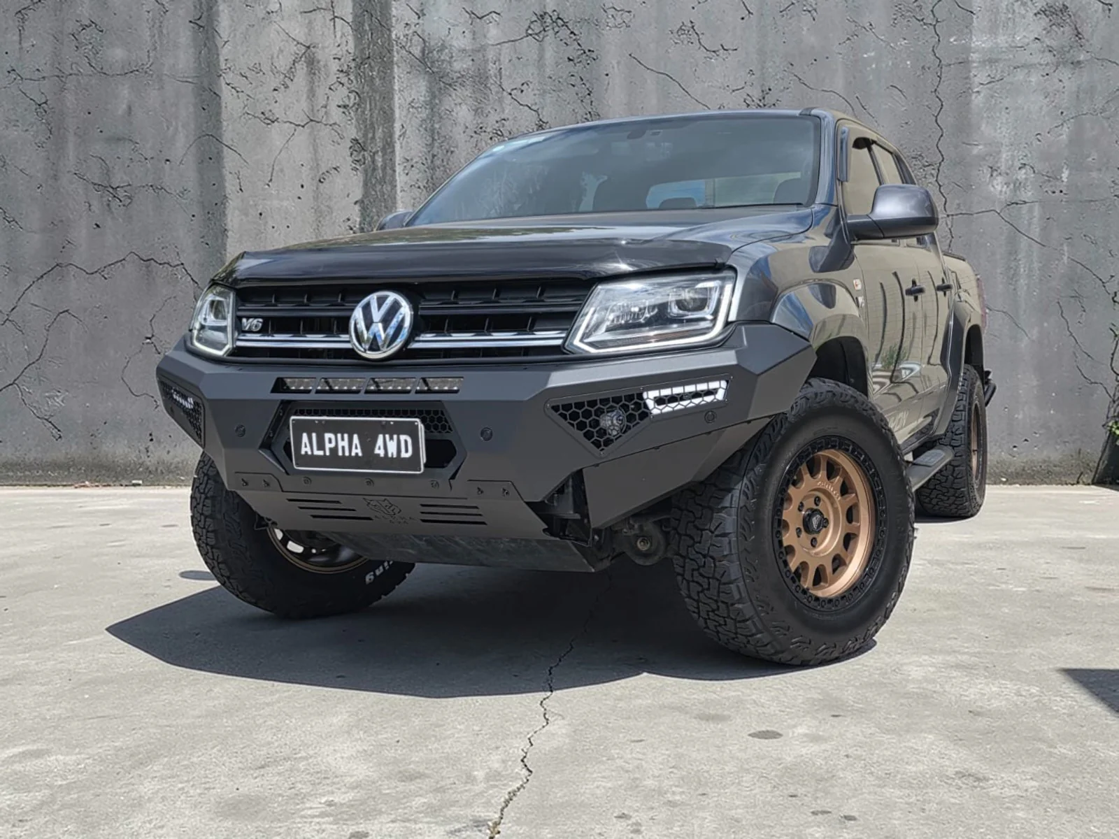 Alpha 4WD Predator Steel Bull Bar for VW Volkswagen Amarok 2010+ - Image 3