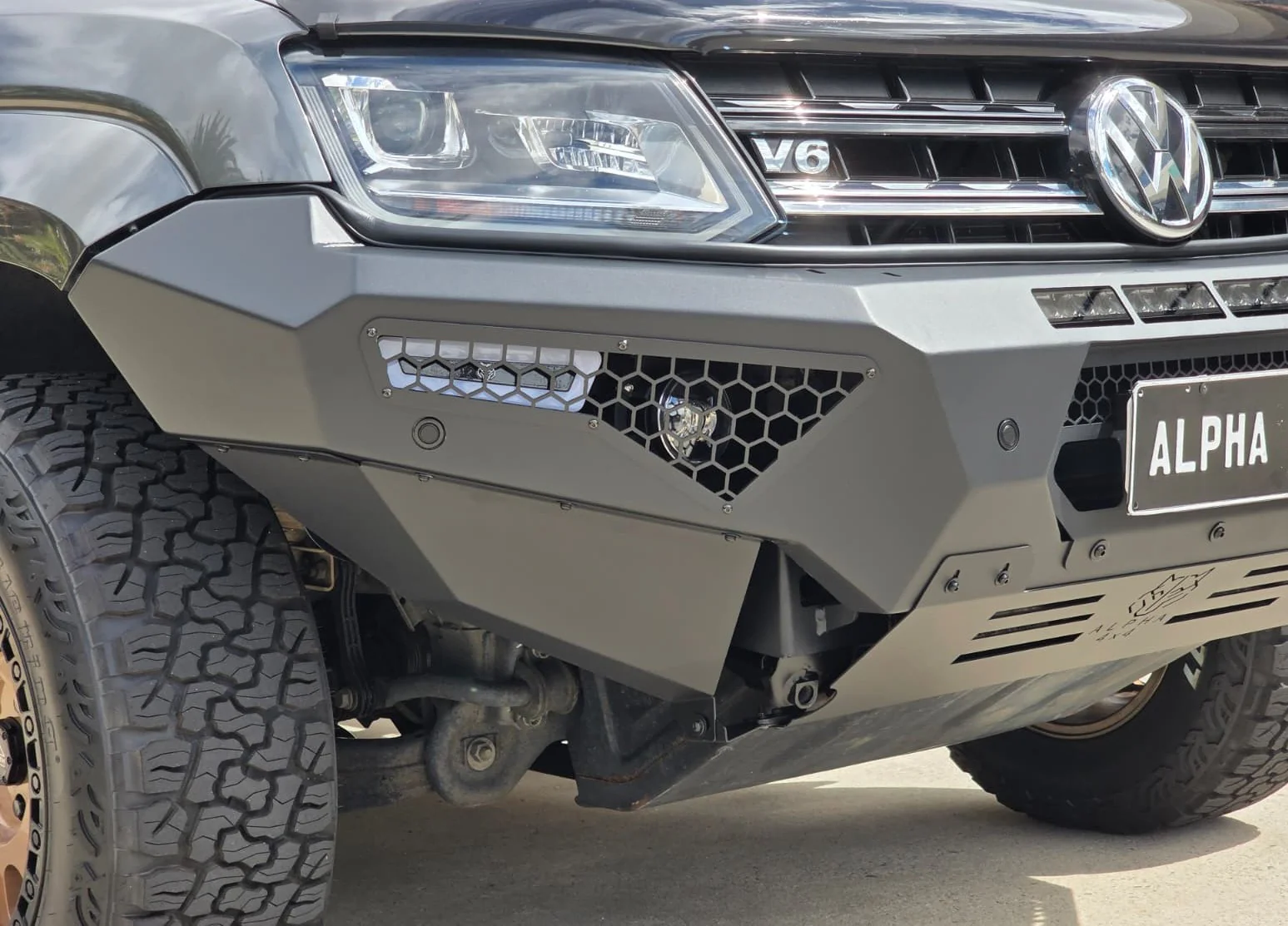 Alpha 4WD Predator Steel Bull Bar for VW Volkswagen Amarok 2010+ - Image 4