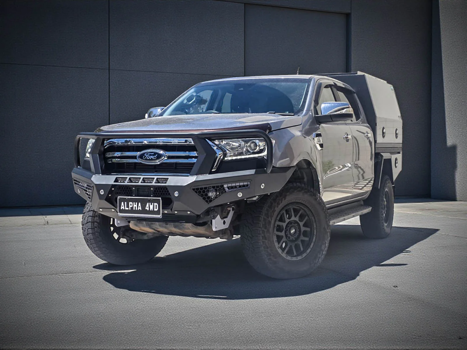 Alpha 4WD Steel Pack Bull Bar for Ford Ranger 2015 - 2022 PX 2 3 - Image 4