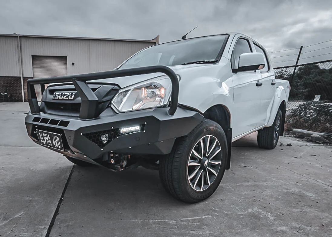 Alpha 4WD Steel Pack Bull Bar for Isuzu D - Max 2017 - 2019 - Image 6