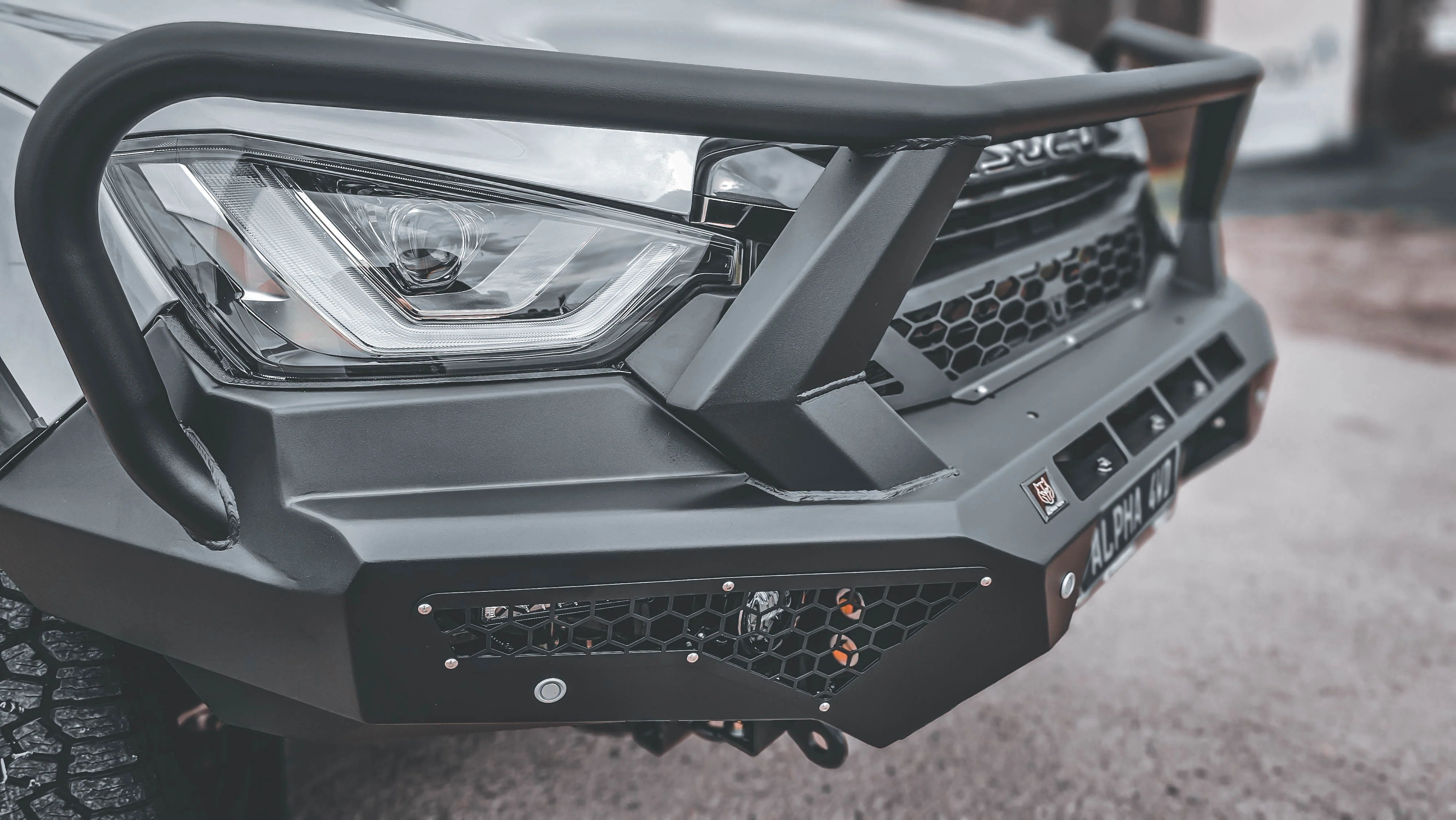 Alpha 4WD Steel Pack Bull Bar for Isuzu D-MAX 2019-2024 (pre-facelift) - Image 14