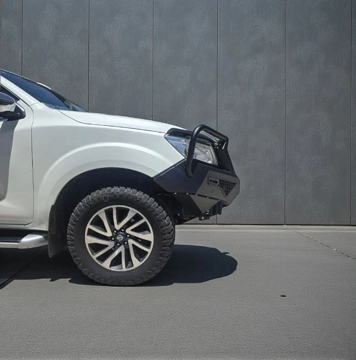 Alpha 4WD Steel Pack Bull Bar for Nissan Navara NP300 D23 - Image 4