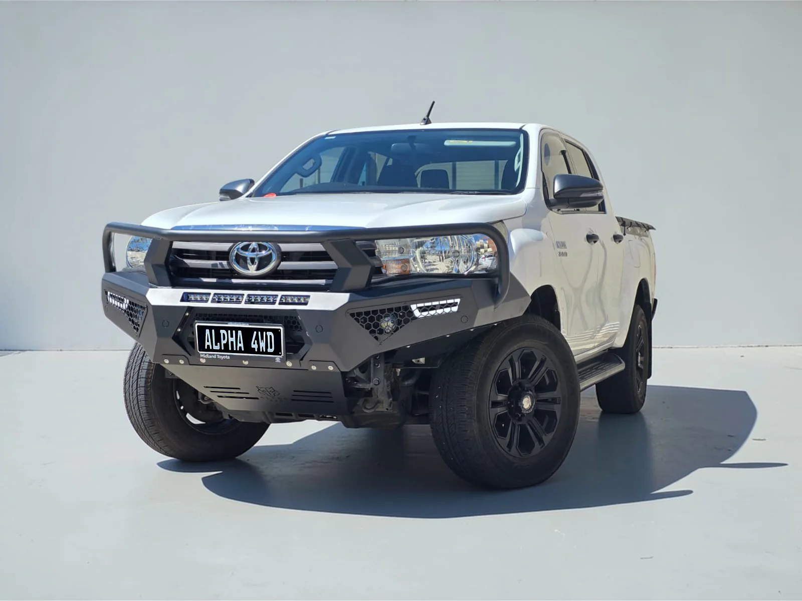 Alpha 4WD Steel Pack Bull Bar for Toyota Hilux N80 2015 - 2018 - Image 5