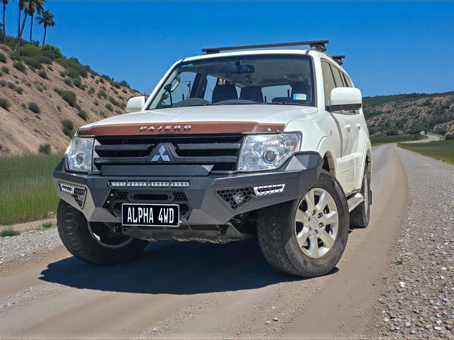 Alpha Predator Steel Bull Bar for Mitsubishi Pajero NS NT NX NW 2007+ - Image 3