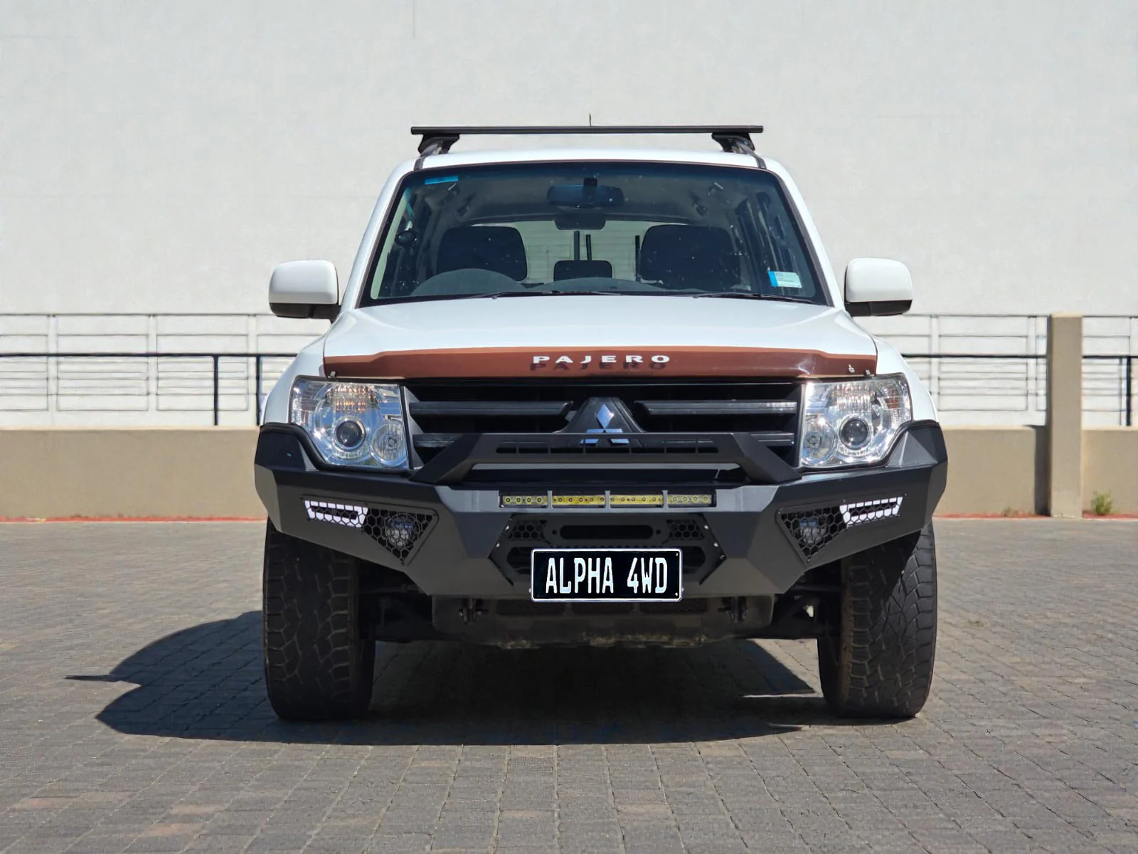 Alpha Predator Steel Bull Bar for Mitsubishi Pajero NS NT NX NW 2007+ - Image 7