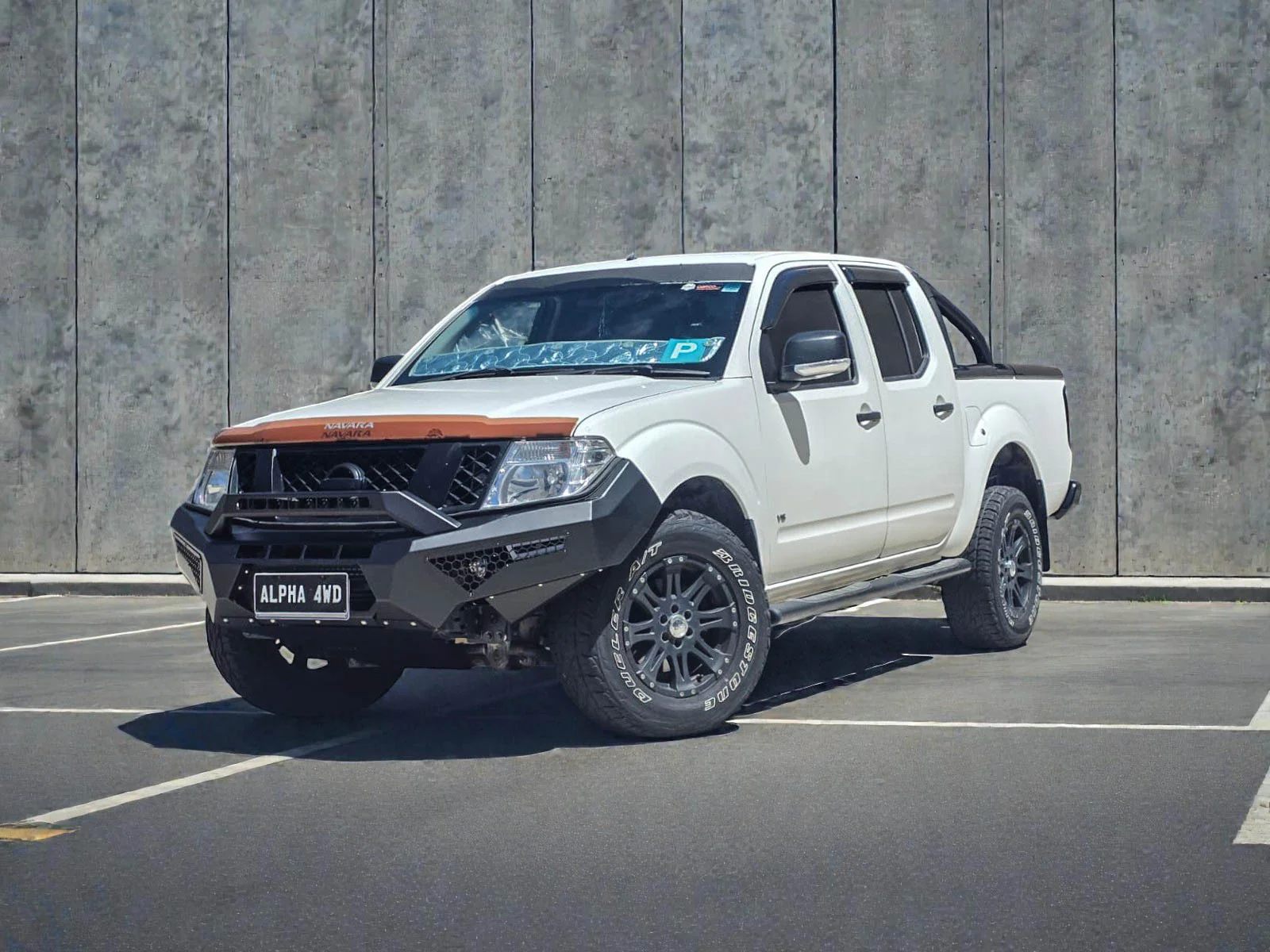 Alpha Predator Steel Bull Bar  for Nissan Navara D40 2010-2015 Spanish - Image 3