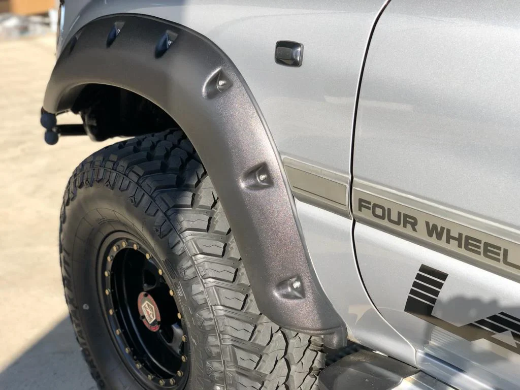 Matte Black Jungle Fender Flares suit Toyota Landcruiser 80 Series - Image 4
